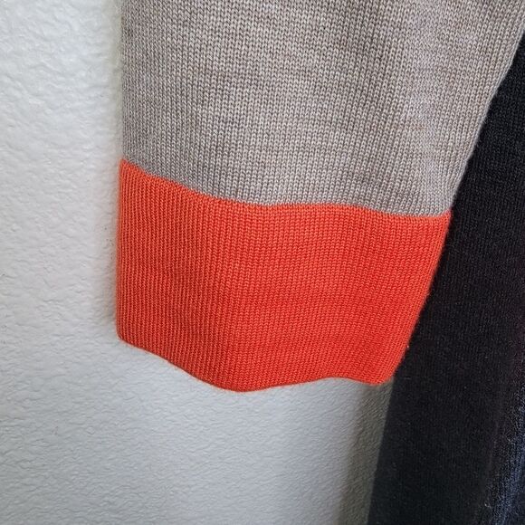 Eliza J Striped knit fit and flare sweater dress size Medium - Picture 3 of 7